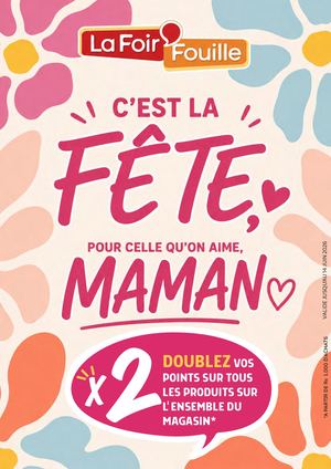 C’EST LA FÊTE POUR CELLE QU’ON AIME : MAMAN – BROCHURE