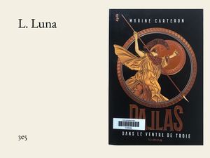 Luna présente « Pallas » de Marine Carteron