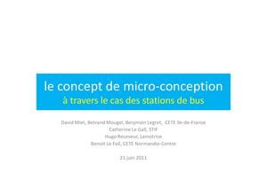 2011 La Micro Conception H Receveur Et Stif