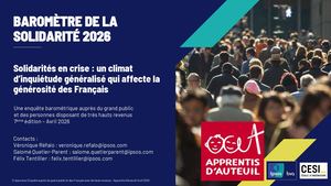 Ipsos Pour Apprentis D'auteuil Baromètre De La Solidarité 2026