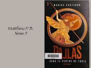 Matthieu présente « Pallas » de Marine Carteron