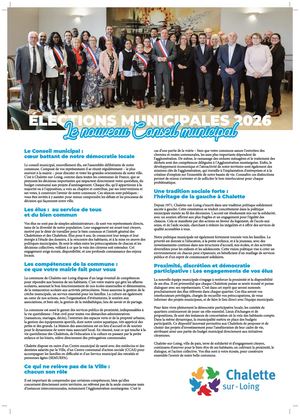 Le nouveau conseil municipal : trombinoscope !