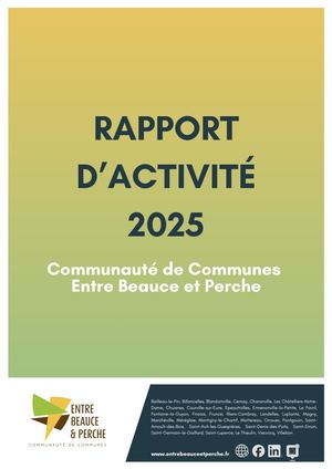 Rapport Activité Communauté de Communes Entre Beauce et Perche 2025