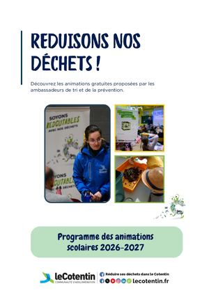 Catalogue d'animations scolaires 2026 2027