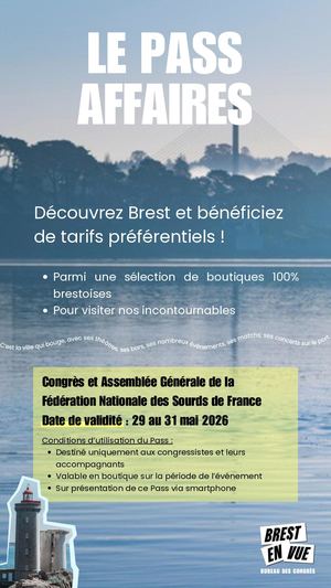 Pass Affaires Fédération Nationale Des Sourds De France