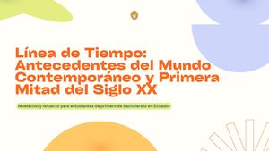 Línea De Tiempo Trasfondos Y Transformaciones (1760 1950) Nivelacion Para Los De Primero