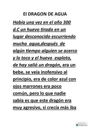 El Dragon De Agua Johel Pacheco Zambrano Rodríguez curso 402