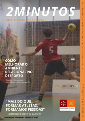 Capa De Revista A Preto E Verde Simples De Desporto