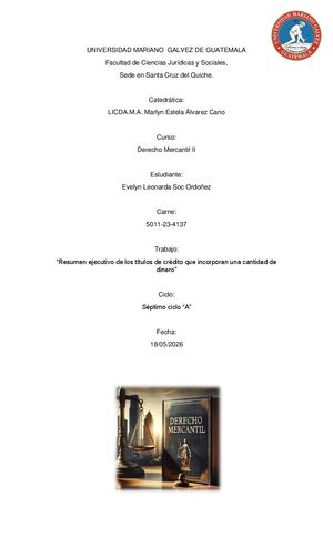 Tarea D Mercantil Ii
