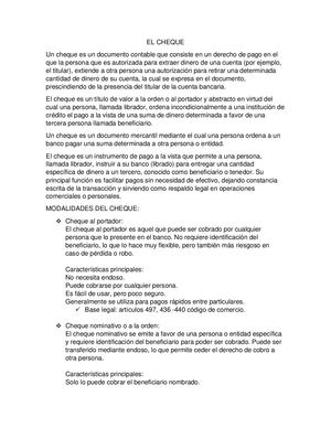 “Resumen Ejecutivo De Los Títulos De Crédito