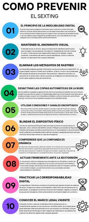 Decálogo Para Prevenir Los Riesgos Del Sexting