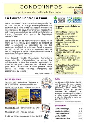 Gondo'infos N°1