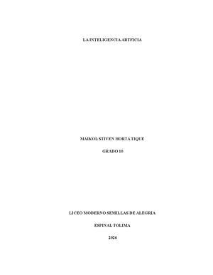 La Inteligencia Artficia