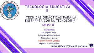 Recetario Digital De Tecnicas Didacticas