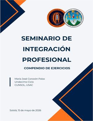 Compendio Seminario De Integración Profesional Final