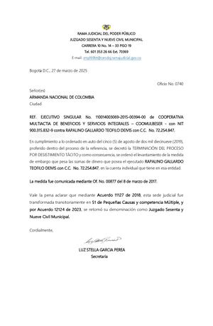 2015 00394 Oficio Levanta Pagador Actualizado