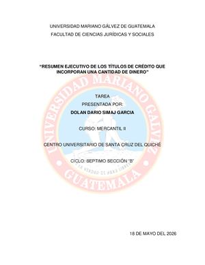 Tarea Mercantil Resumen Ejecutivo (1)