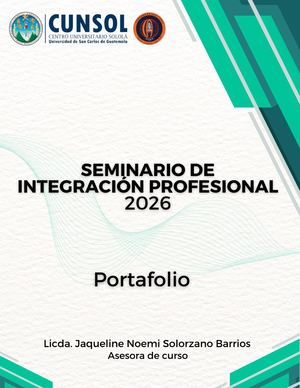Seminario De Integración Profesional 2026