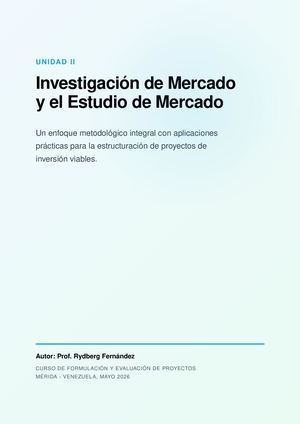 Unidad II Investigacion Mercado - Rydberg Fernández