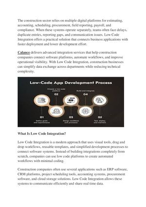 Low Code Integration