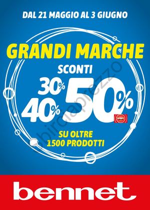Volantino Bennet Dal 21 Maggio Al 03 Giugno 2026