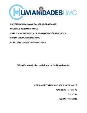Manejo De Conflictos
