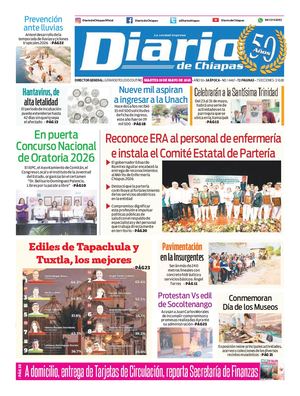 Portada, Martes 19 De Mayo De 2026