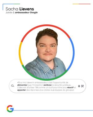 Portrait ambassadeur Sacha Lievens
