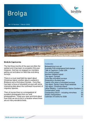 Brolga Vol 15 No 1 March 2026