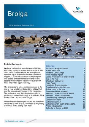 Brolga Vol 14 No 4 December 2025