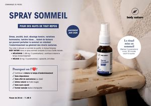 Spray Sommeil - Communiqué de presse