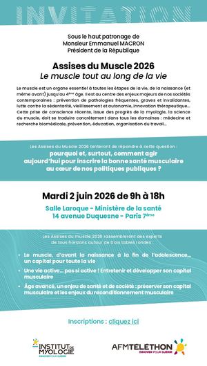Invitation Assises Du Muscle 2026 2 Juin