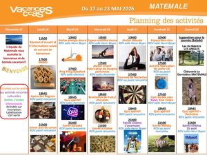 Semaine Du 17 05 Au 23 05