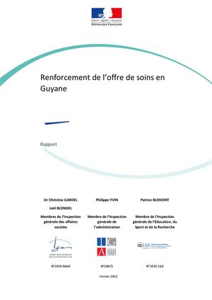 2021 02 Renforcement Offre De Soin Guyane