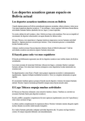 Los Deportes Acuaticos Ganan