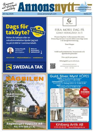 Annonsnytt V21 2026