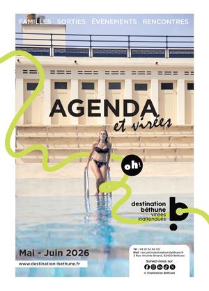 Agenda et virées mai juin 2026 - Destination Béthune Virées Inattendues