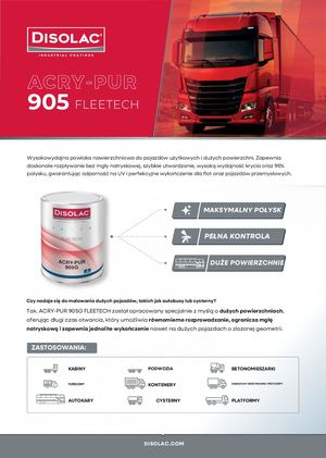Acry Pur 905 Fleetech Product Sheet Pl