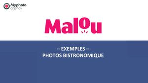 Malou - Photos exemples Bistronomique