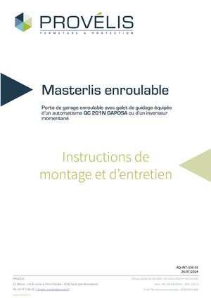 336 - Notice Masterlis Qc 201n Gaposa Galet Guidage