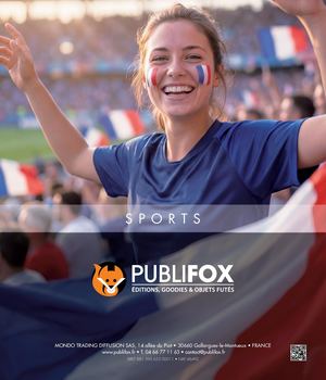 PUBLIFOX • Articles de sport et goodies supporters personnalisés