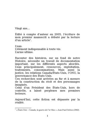 Ogallala La Guerre De L'or Bleu