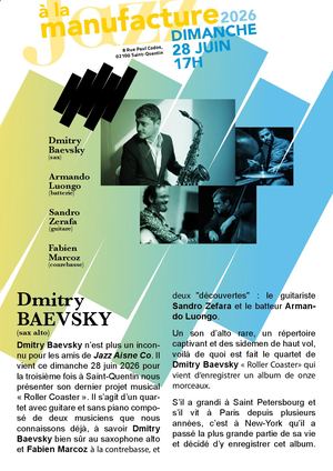 Jazz Aisne Co à La Manufacture 28 Juin 2026