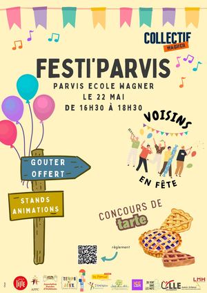 Affiche Festi'parvis Mai