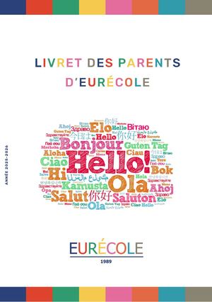 Livret Des Parents D'eurécole 2025 2026