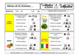 S 22 Menus Scolaire Ltj