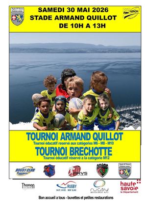 Plaquette TOURNOI QUILLOT