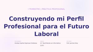 Presentación Profesional Andrea Espinosa