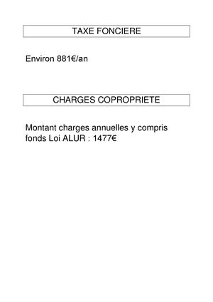Charges copropriété Clemenceau