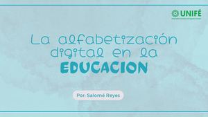 Alfabetización Digital